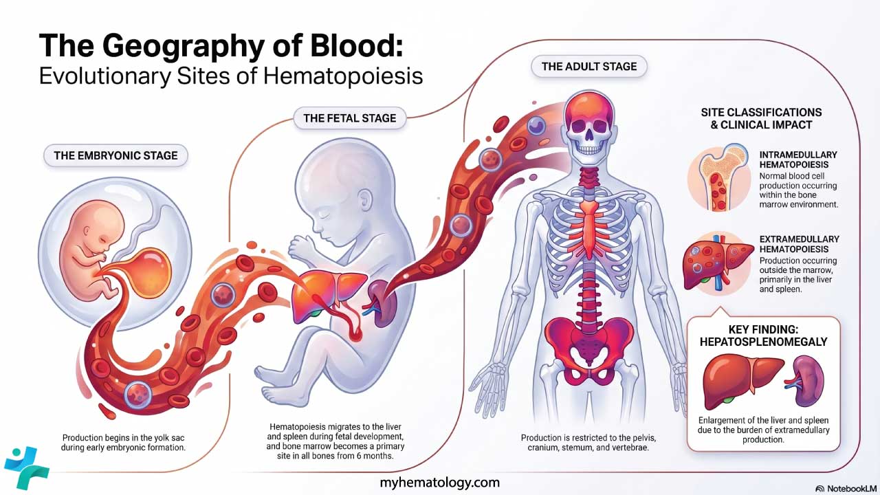 Hematopoiesis sites