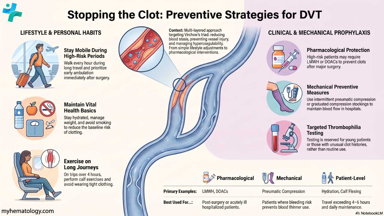 DVT preventive strategies