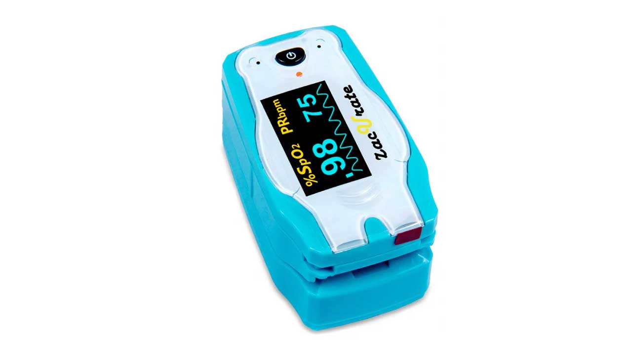 Zacurate Children Digital Fingertip Pulse Oximeter Blood Oxygen Saturation Monitor with Adorable Animal Theme