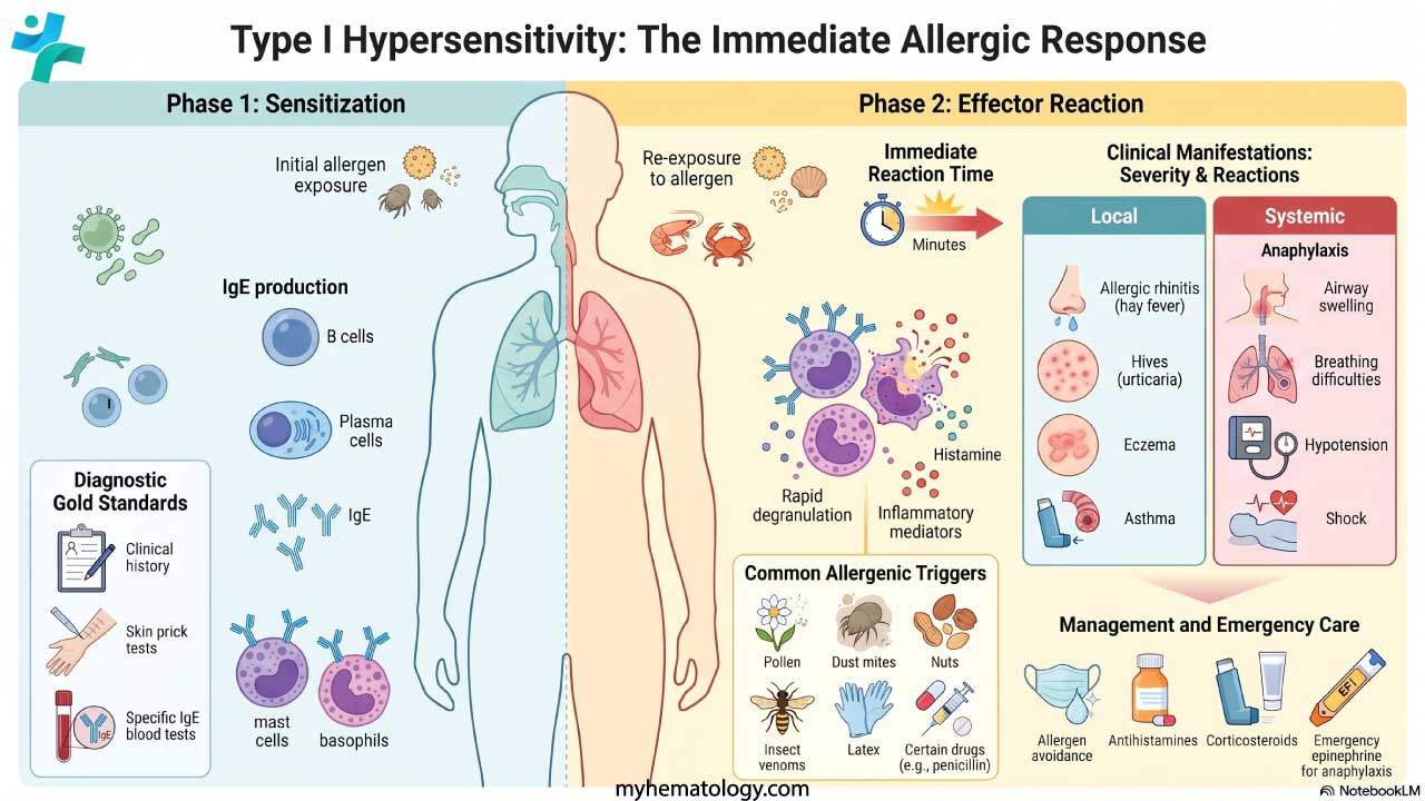 Type I hypersensitivity overview