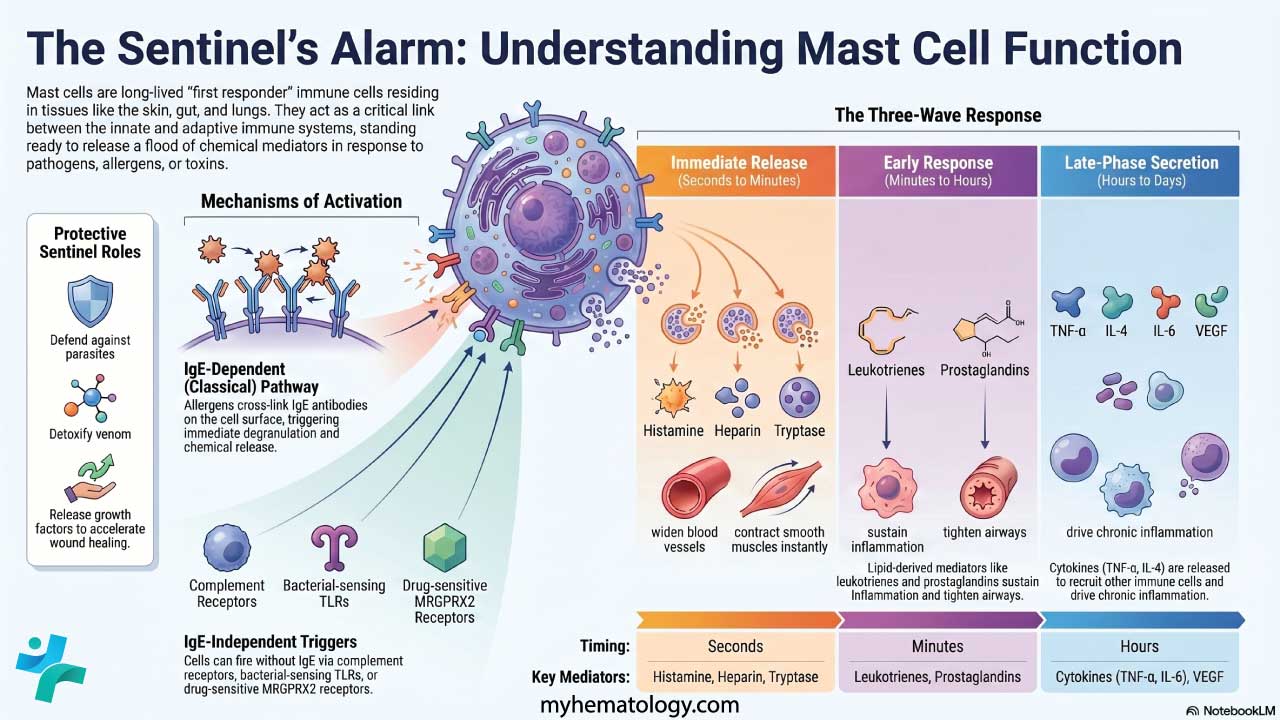 The function of mast cells